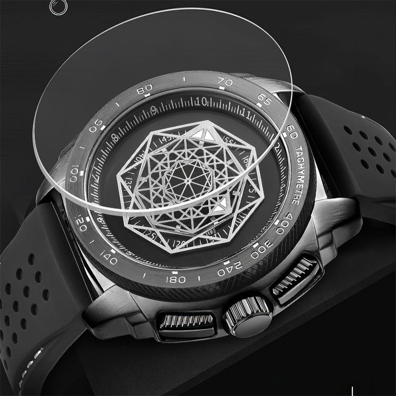 Men’s Luminous Silicone Quartz Watch