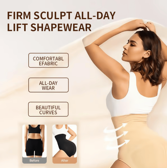 High Waist Tummy Control Shapewear Panties