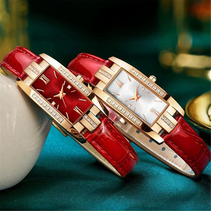 Elegant Temperament Square Ladies Quartz Watch (BUY 1 GET 1 FREE)