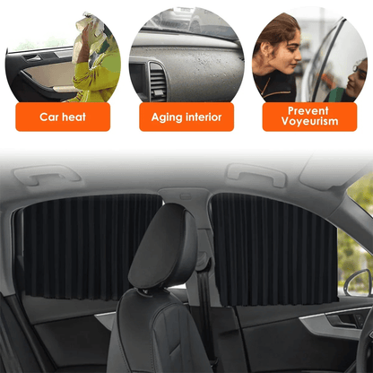 🌥️🔥Universal Fit Magnetic Car Side Window Privacy Sunshade🚗