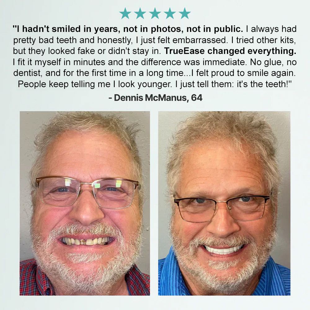 KLENIMORE™🦷🦷 𝗔𝗱𝘃𝗮𝗻𝗰𝗲𝗱 𝗖𝘂𝘀𝘁𝗼𝗺𝗶𝘇𝗲𝗱 𝗙𝘂𝗹𝗹 𝗗𝗲𝗻𝘁𝘂𝗿𝗲 𝗦𝗲𝘁  （✅Clinically backed comfort-fit dentures —  Trusted by 80,000+ US users for all-day comfort.）