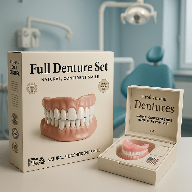 KLENIMORE™ 🦷Advanced Customized Full Denture Set🦷 (🔥10,000+ Sold In Last 30 Day)