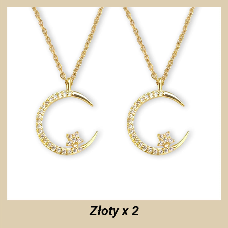 Bright Night: Moon Star Necklace