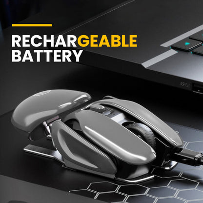 2023 New Hot Sale Wireless Ergonomics Metal Mouse