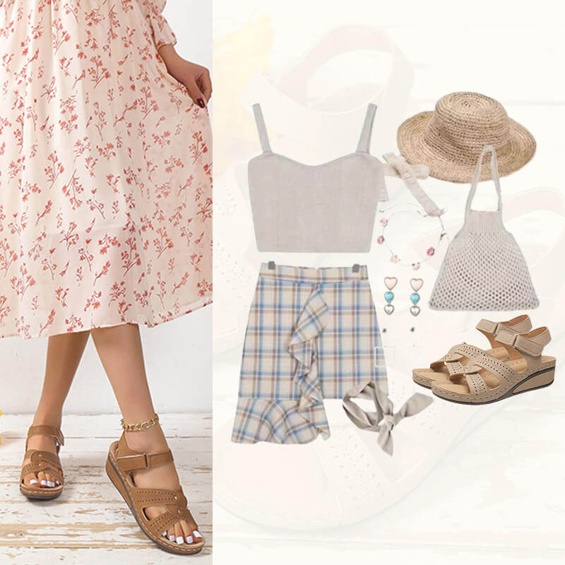 💟Women Comfy Orthotic Block-Heel Sandals🌸Buy 2 get 10% Off Extra Auto & Free Shipping🌸