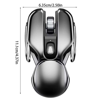 2023 New Hot Sale Wireless Ergonomics Metal Mouse