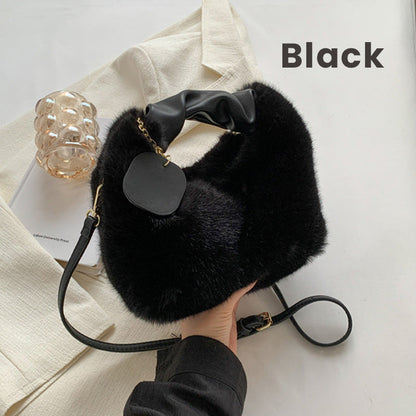 Best Gift For Her - New Fashion Trend Multifunctional Skin-Friendly Faux Fur Bag