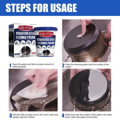 🔥Up to 40% off🔥Highly Effective Cleaning & Polishing Paste for Stainless Steel Kitchenware