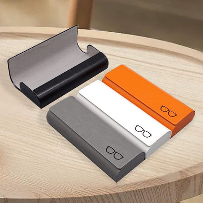 Minimalist Hard Leather Glasses Case