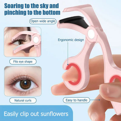 Heated Wide-Angle Frameless Electric Eyelash Curler