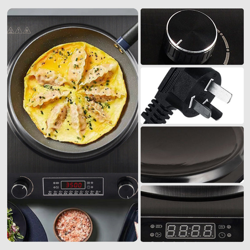 Limited-time offer of 50% off - 3500-watt induction hob, 10 temperature settings