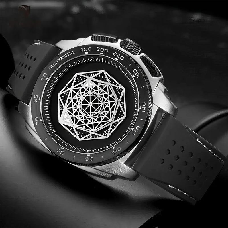 Men’s  Luminous Silicone Quartz Watch