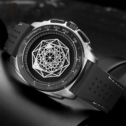 Men’s  Luminous Silicone Quartz Watch