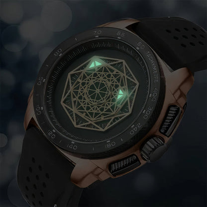 Men’s  Luminous Silicone Quartz Watch
