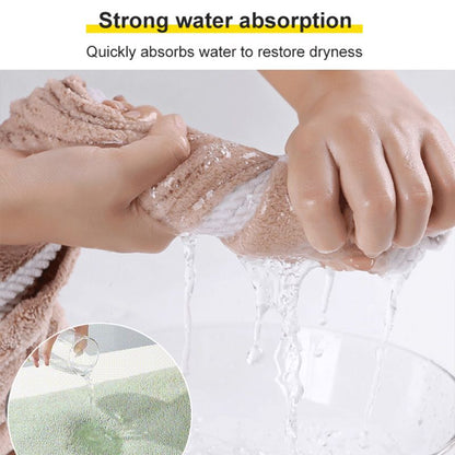 A Perfect Gift For Women Women's Solid Color Coral Fleece Bathrobe