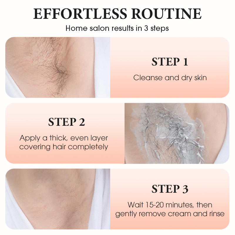 Gentle Hair Removal Cream for Underarms, Legs, and Arms