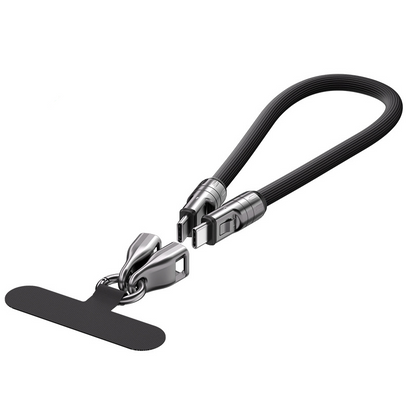 2 IN 1 Cell Phone Lanyard Fast Charging Data Cable